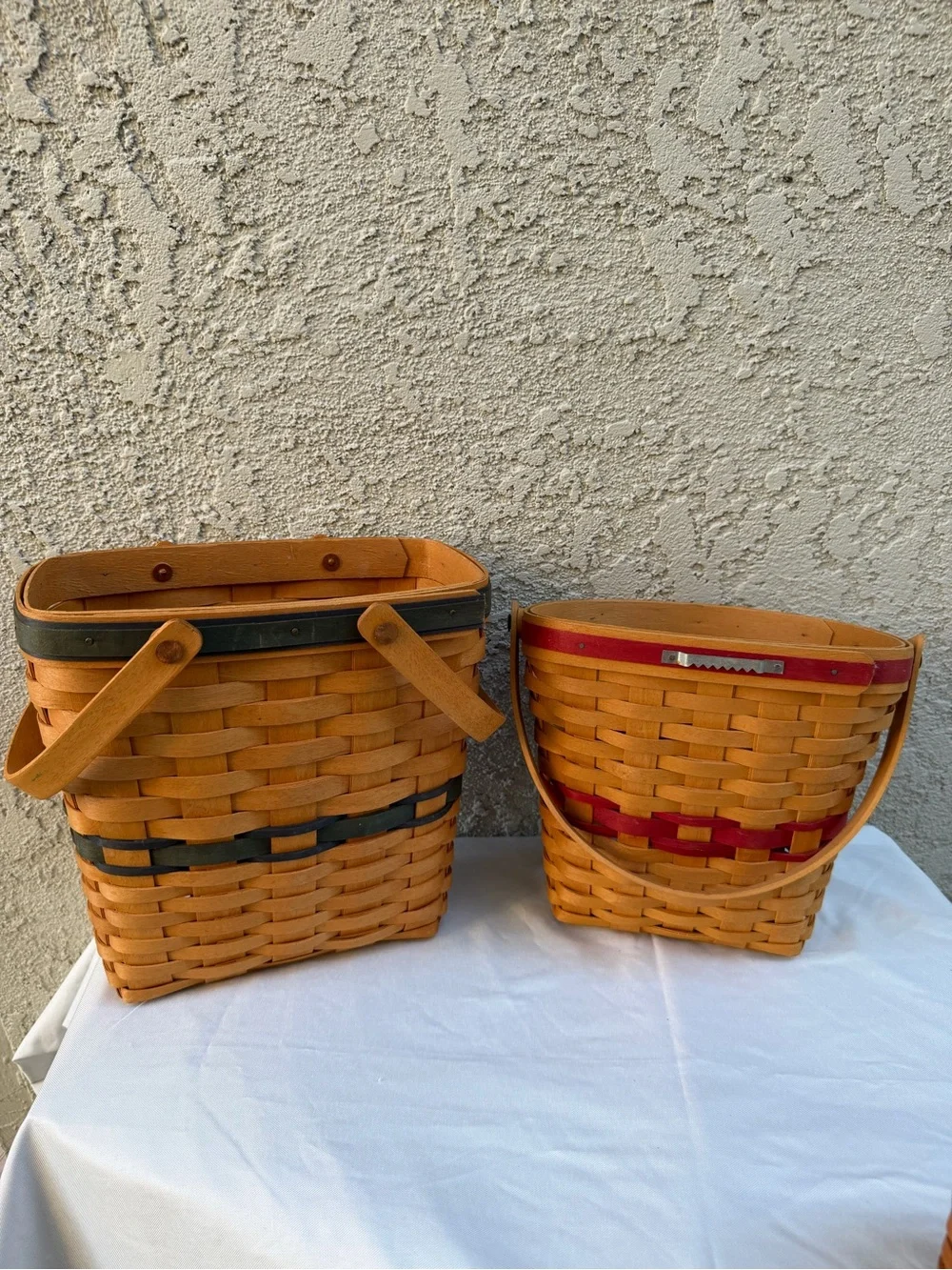Longaberger Collectors Club Membership Basket 1996 Charter Member & Glad Tidings